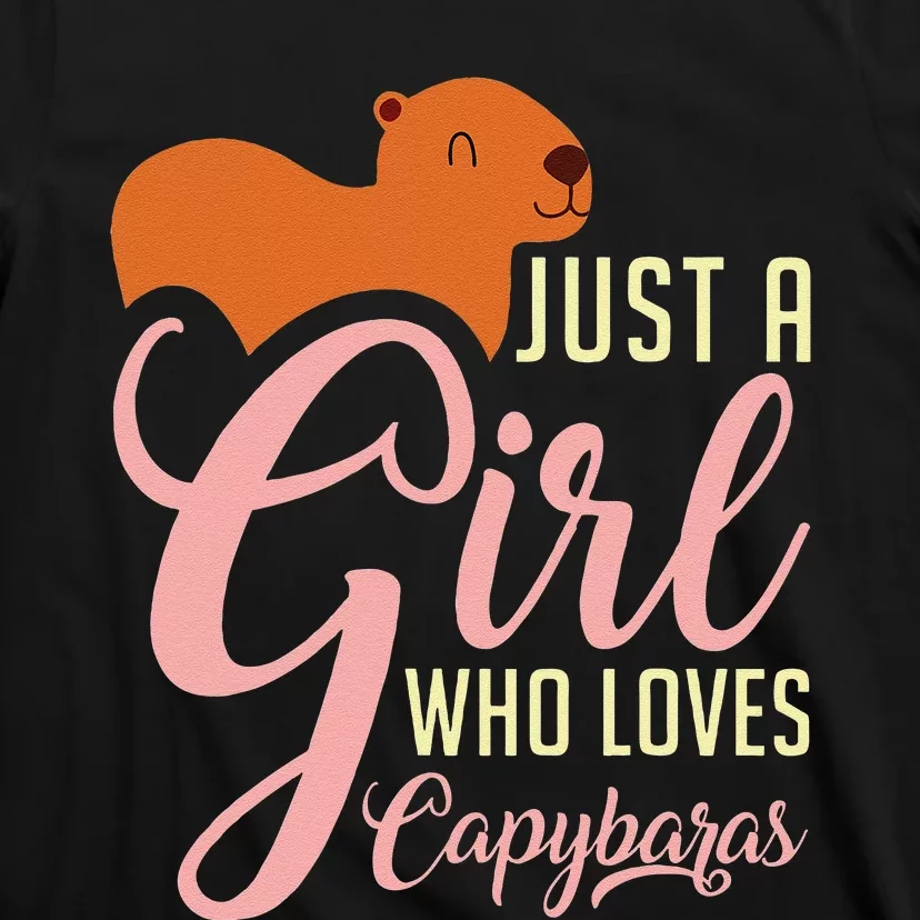 Capybara Design for Capibara Owner Perfect Rodent T-Shirt