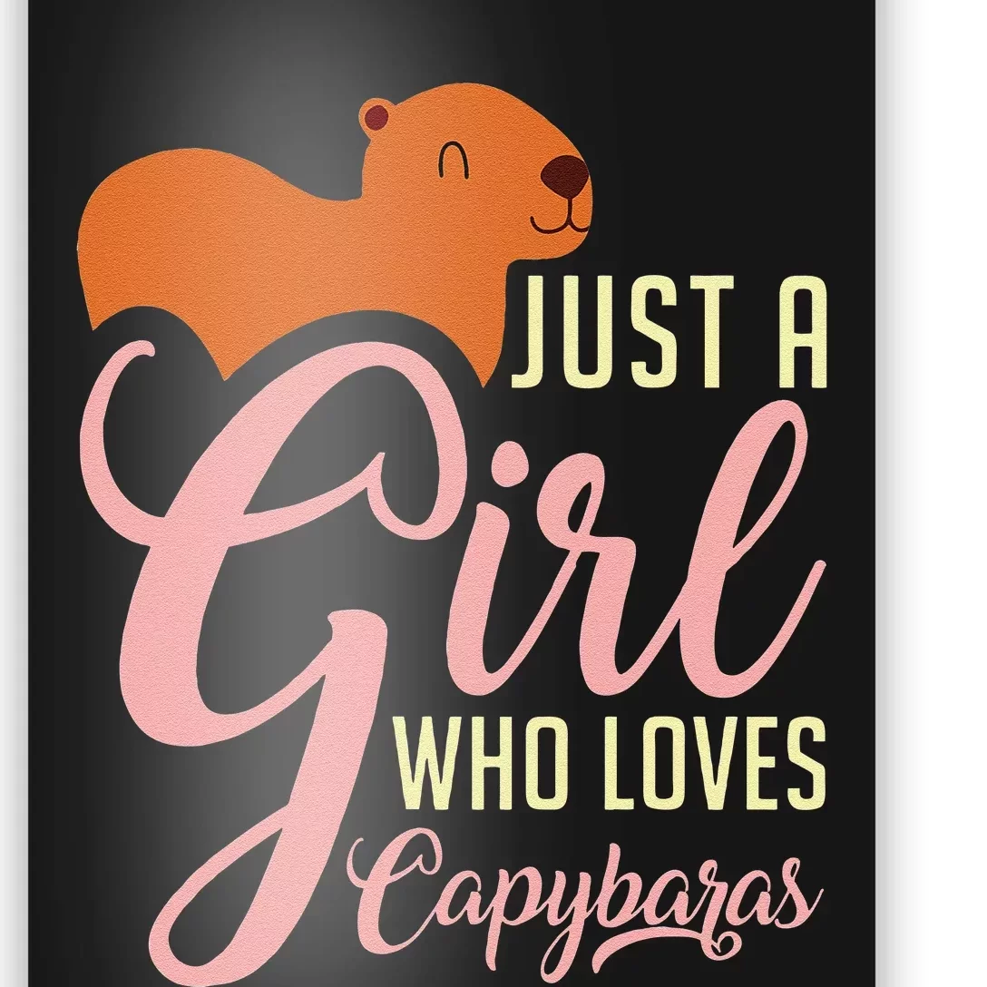 Capybara Design for Capibara Owner Perfect Rodent Poster