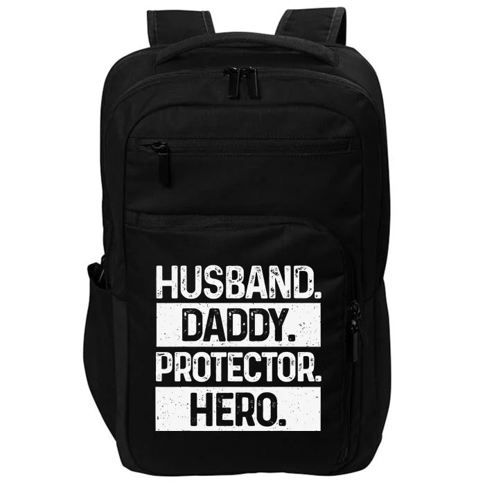 Cool Daddy For Dad Husband Hero Protector Male Parent Impact Tech Backpack