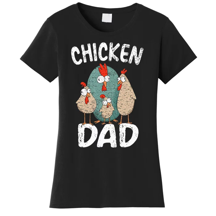 Chicken Dad Funny Fathers Day Men Kids Women's T-Shirt