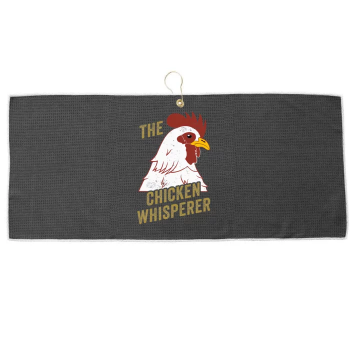 Chicken Design For Chicken Lovers The Chicken Whisperer Large Microfiber Waffle Golf Towel