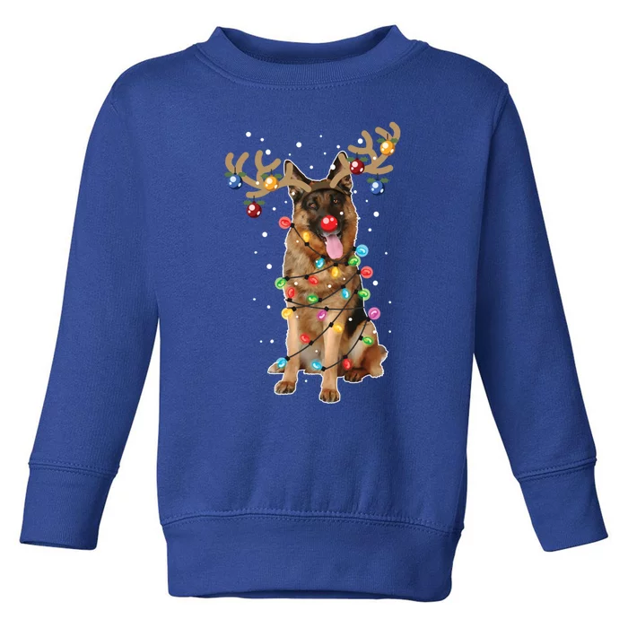 Christmas Dog Ger Shepherd Xmas Dog Lover Dog Owner Cute Gift Toddler Sweatshirt