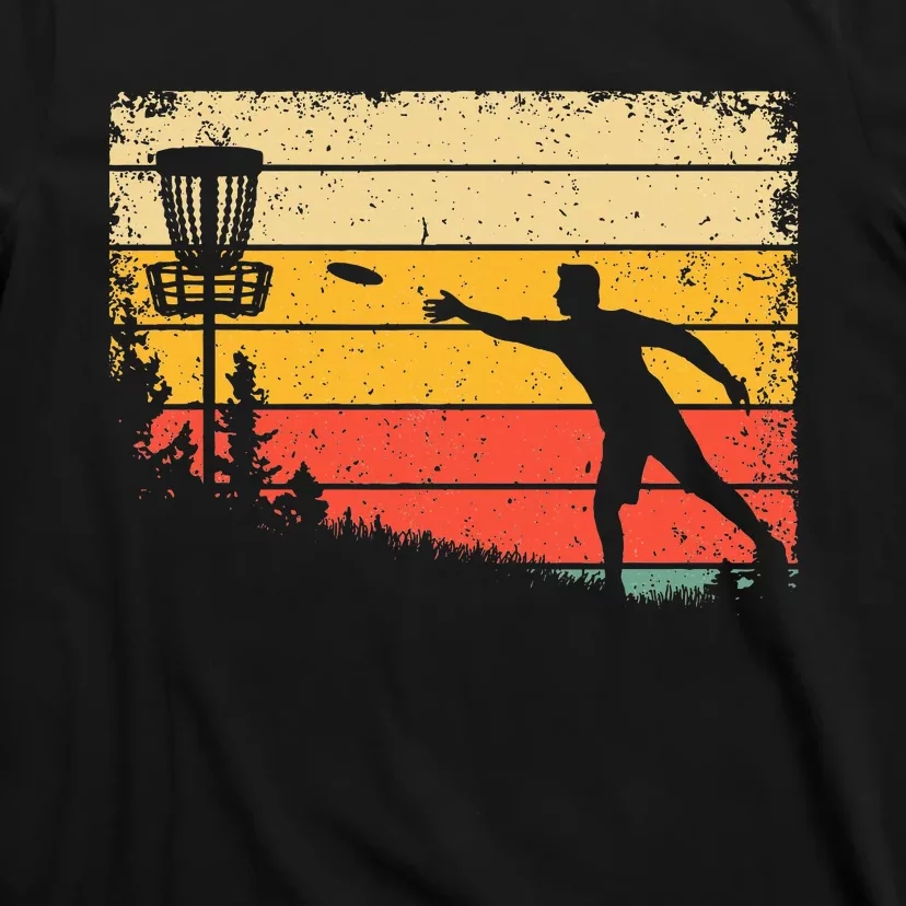 Cool Disc Golf Art Spors Disc Golf Player T-Shirt