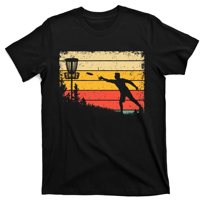 Cool Disc Golf Art Spors Disc Golf Player T-Shirt