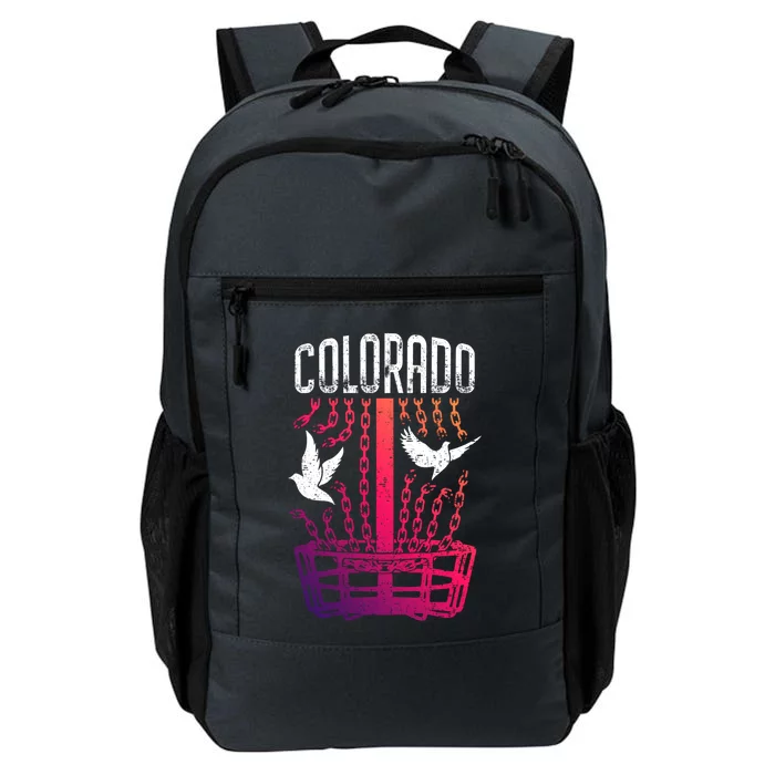 Colorado Disc Golf Player Breaking Chains Birdie Gift Daily Commute Backpack