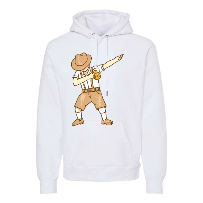 Cool Dabbing German Man With Beer Mug Shirts Oktoberfest Gift Premium Hoodie