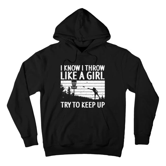 Cool Disc Golf Design For Disc Golf Player Tall Hoodie