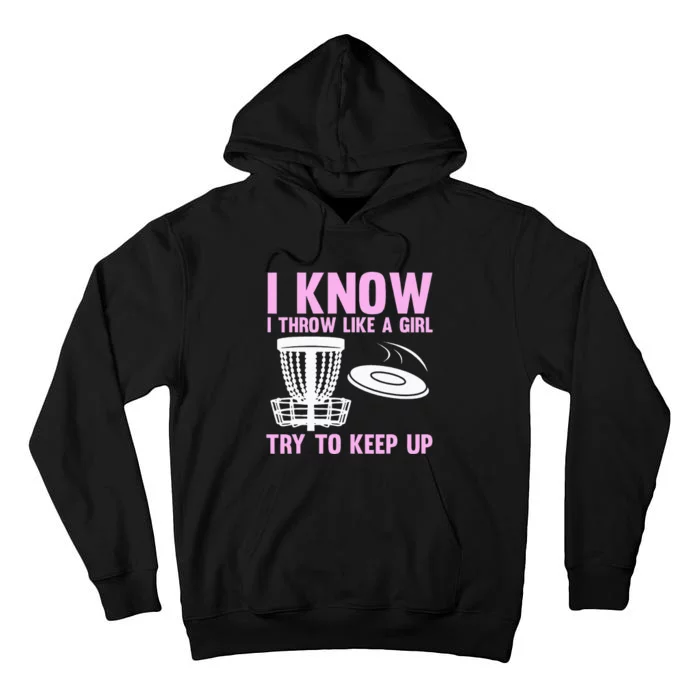 Cool Disc Golf Design For Disc Golf Player Tall Hoodie