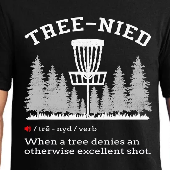 Cool Disc Golf Player Quote I Stupid Tree Pajama Set