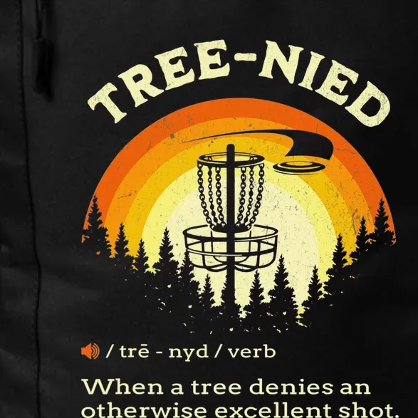 Cool Disc Golf Player Quote I Stupid Tree Daily Commute Backpack