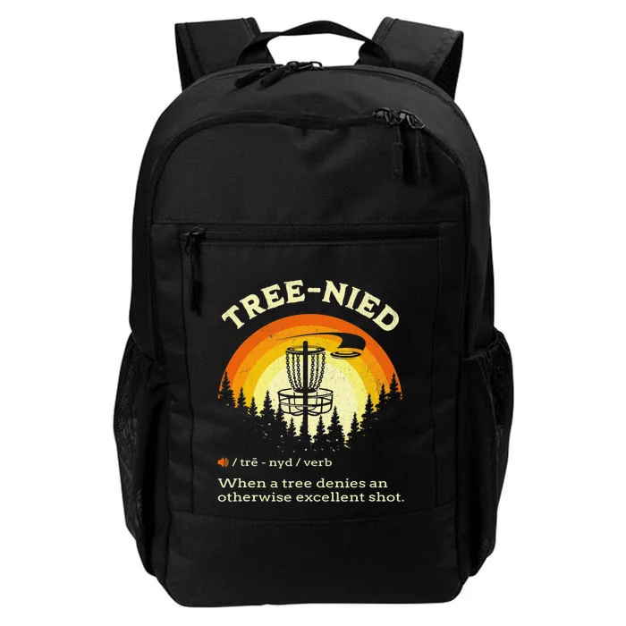 Cool Disc Golf Player Quote I Stupid Tree Daily Commute Backpack