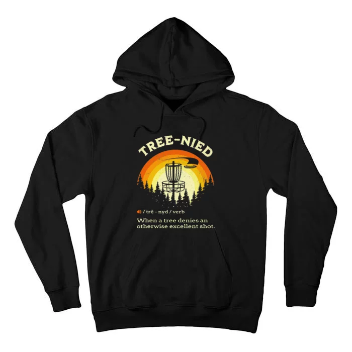 Cool Disc Golf Player Quote I Stupid Tree Tall Hoodie