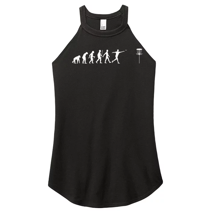 Cool Disc Golf Design Disc Golf Player Women’s Perfect Tri Rocker Tank