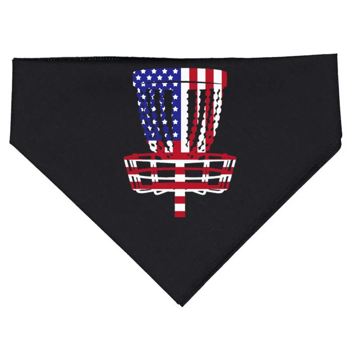 Cool Disc Golf Design Disc Golf Player USA-Made Doggie Bandana