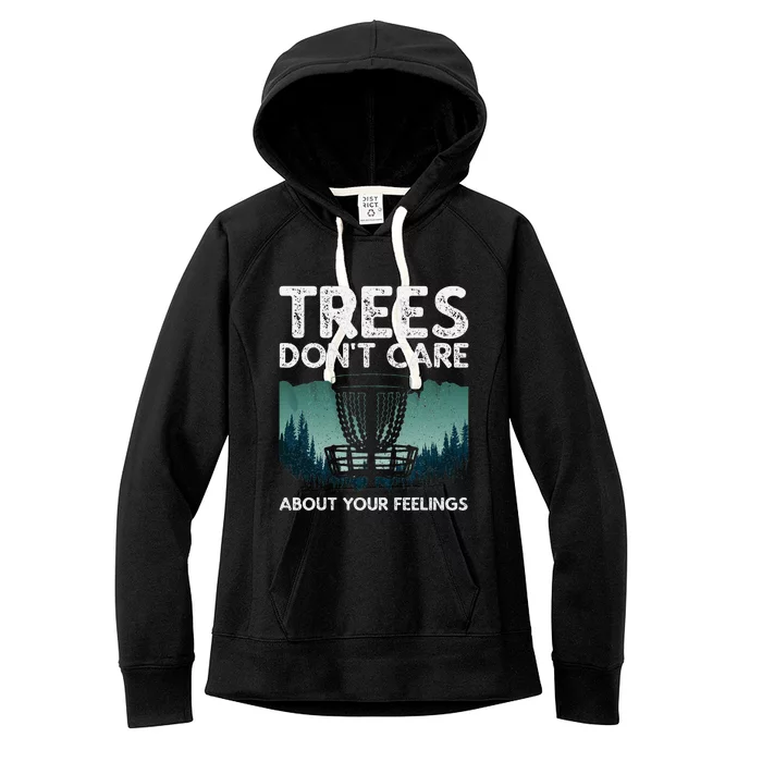 Cute Disc Golf Design Disc Golf Player Women's Fleece Hoodie