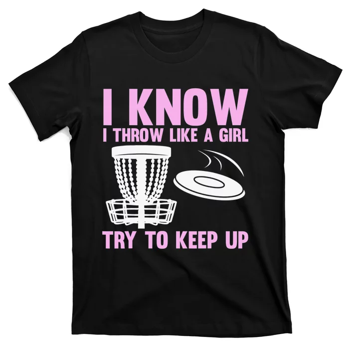 Cool Disc Golf Funny Throw Disc Golfing Lover T-Shirt