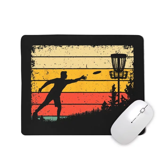 Cool Disc Golf Art For  Spors Disc Golf Player Mousepad