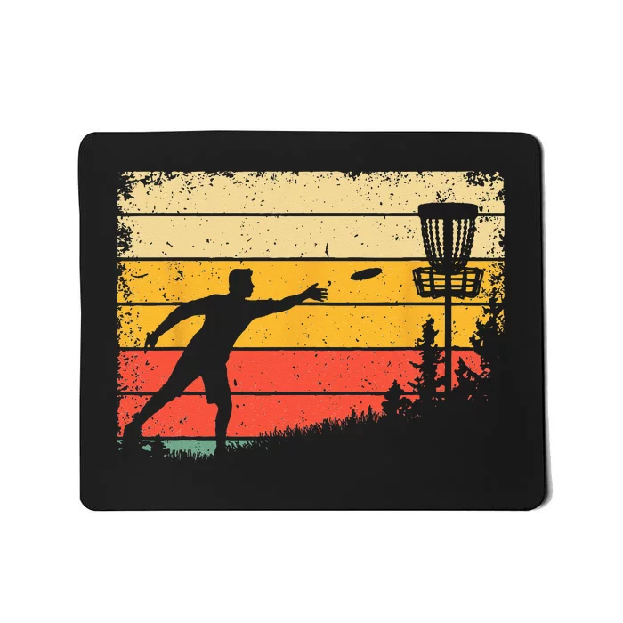 Cool Disc Golf Art For  Spors Disc Golf Player Mousepad