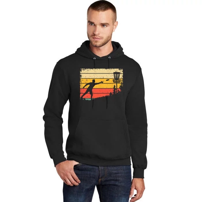 Cool Disc Golf Art For  Spors Disc Golf Player Tall Hoodie