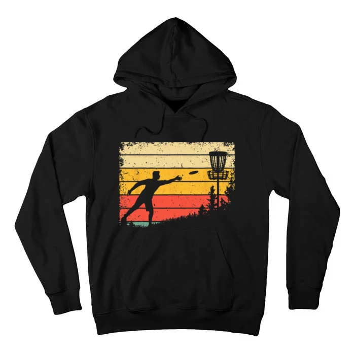 Cool Disc Golf Art For  Spors Disc Golf Player Tall Hoodie