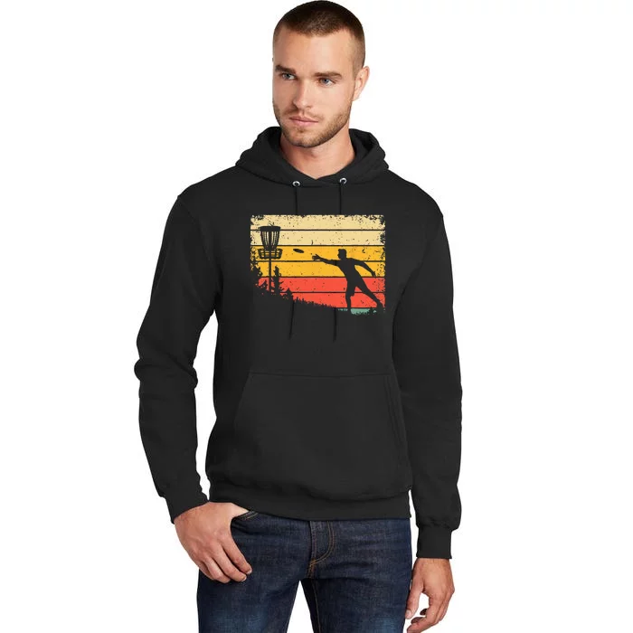 Cool Disc Golf Art For  Spors Disc Golf Player Tall Hoodie