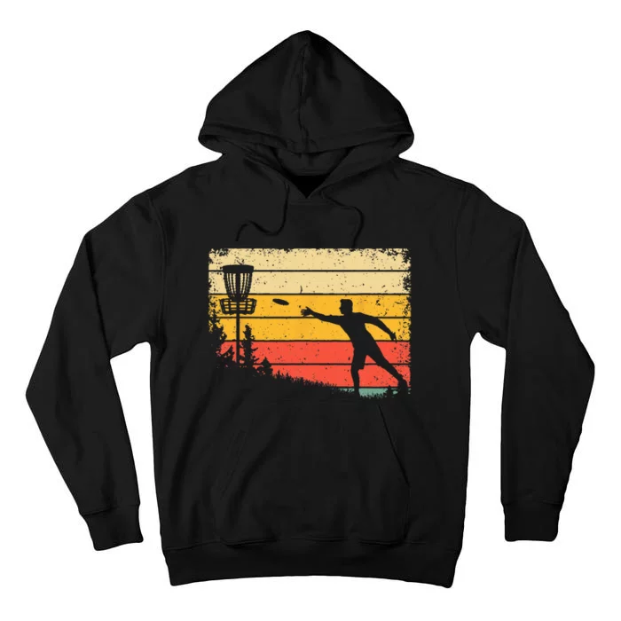 Cool Disc Golf Art For  Spors Disc Golf Player Tall Hoodie