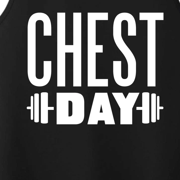 Chest Day Gym Workout Performance Tank