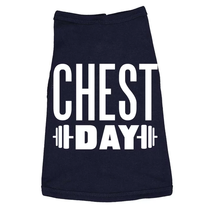 Chest Day Gym Workout Doggie Tank