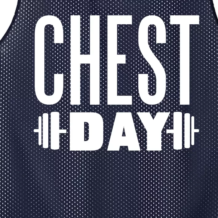 Chest Day Gym Workout Mesh Reversible Basketball Jersey Tank