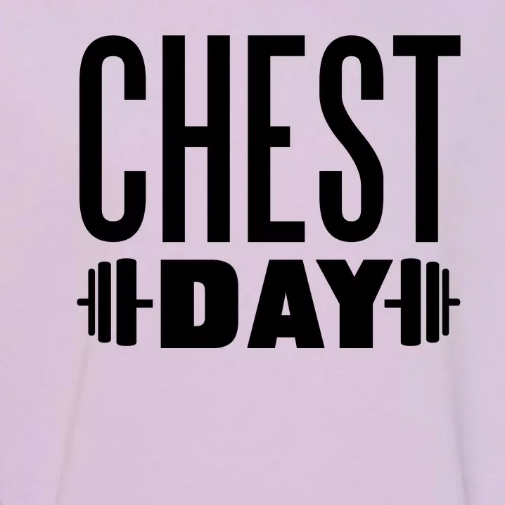 Chest Day Gym Workout Garment-Dyed Sweatshirt