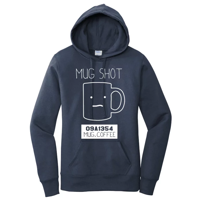 Coffee Drinker Gift Pun Mug Shot Women's Pullover Hoodie