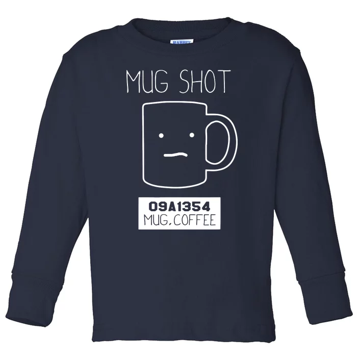 Coffee Drinker Gift Pun Mug Shot Toddler Long Sleeve Shirt