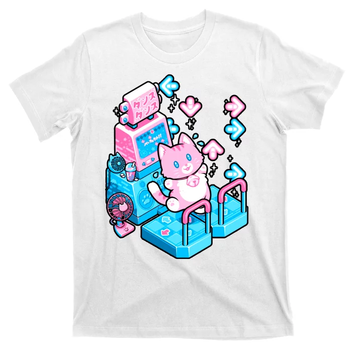 Cute Dancing Game Kitty T-Shirt