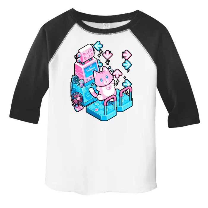 Cute Dancing Game Kitty Toddler Fine Jersey T-Shirt