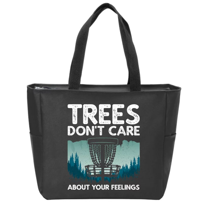 Cute Disc Golf Design For Men Women Disc Golf Player Zip Tote Bag