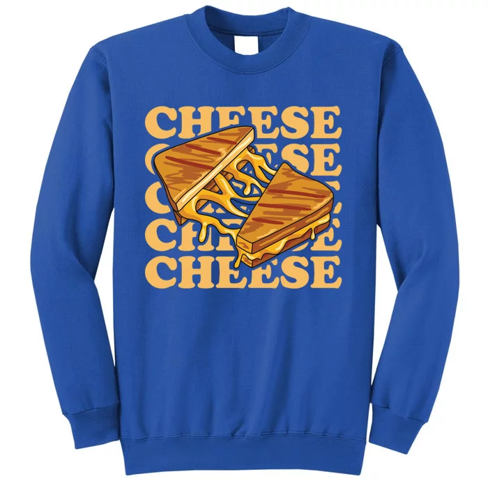 Cheese Design Grilled Cheese Lover Gift Tall Sweatshirt