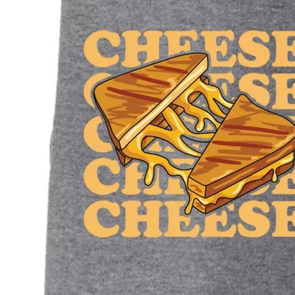 Cheese Design Grilled Cheese Lover Gift Doggie 3-End Fleece Hoodie