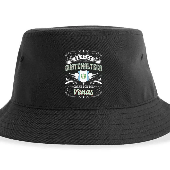 Camisa De Guatemala Sangre Guatemalteca Corre Por Mis Venas Sustainable Bucket Hat