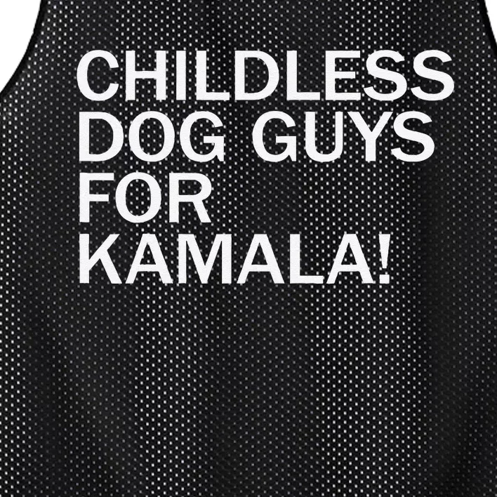 Childless Dog Guys For Kamala 2024 Vote Harris For President Gift Mesh Reversible Basketball Jersey Tank