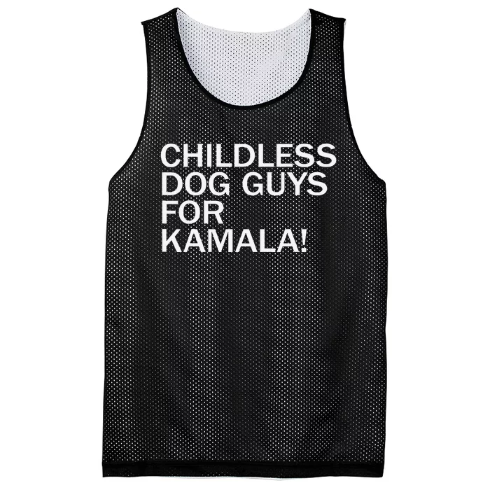 Childless Dog Guys For Kamala 2024 Vote Harris For President Gift Mesh Reversible Basketball Jersey Tank