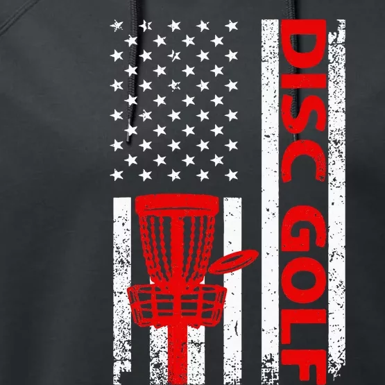 Cool Disc Golf Design For  Disc Golf Sport Performance Fleece Hoodie