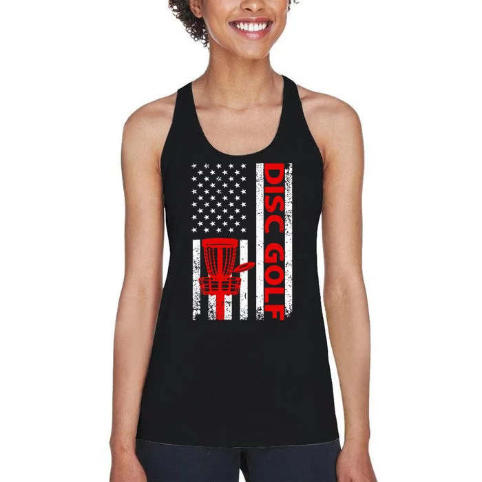 Cool Disc Golf Design For  Disc Golf Sport Women's Racerback Tank