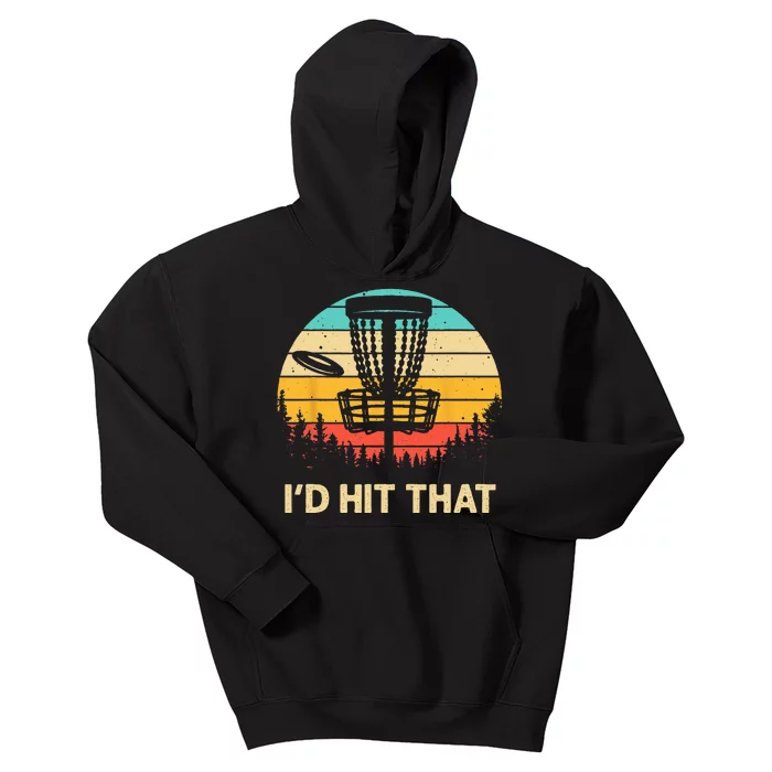 Cool Disc Golf Design For  Disc Golf Lover & Player Kids Hoodie