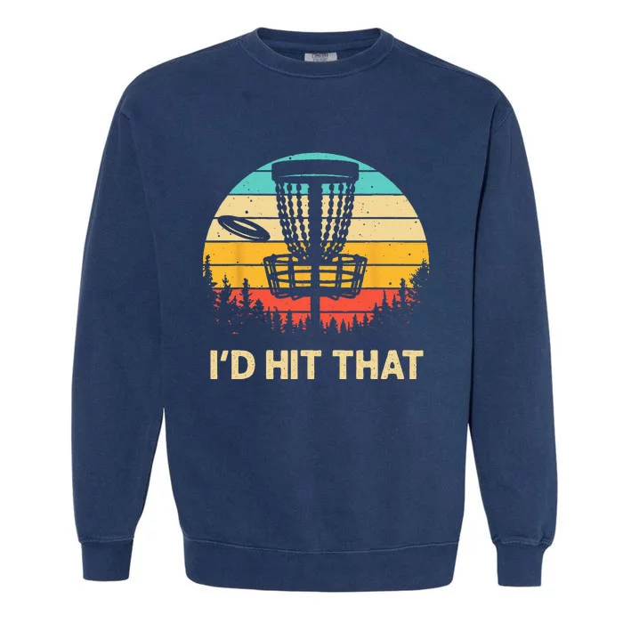 Cool Disc Golf Design For  Disc Golf Lover & Player Garment-Dyed Sweatshirt