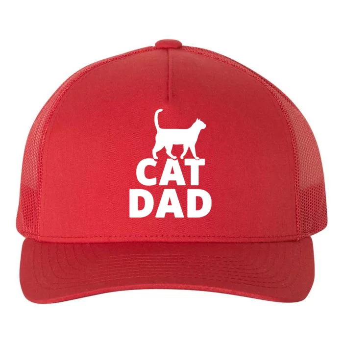 Cat Dad Gifts For Cat Owners Yupoong Adult 5-Panel Trucker Hat