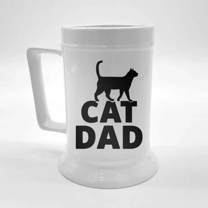 Cat Dad Gifts For Cat Owners Front & Back Beer Stein