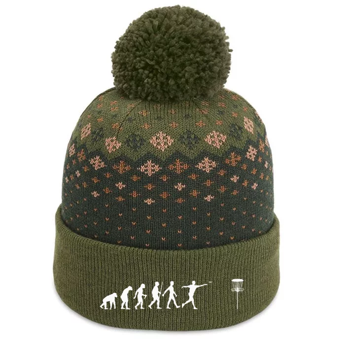 Cool Disc Golf Design For  Disc Golf Player The Baniff Cuffed Pom Beanie