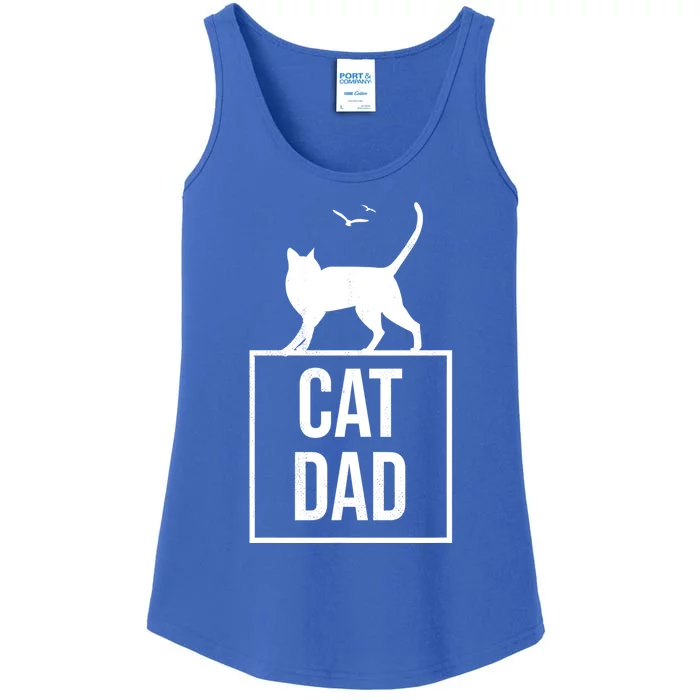 Cat Dad Gifts For Cat Owners Ladies Essential Tank