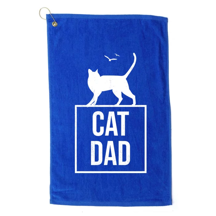 Cat Dad Gifts For Cat Owners Platinum Collection Golf Towel