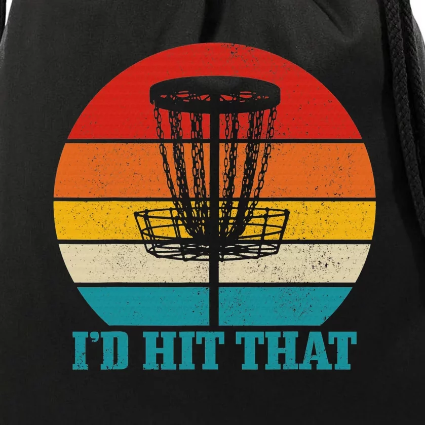 Cool Disc Golf Design For  Disc Golf Lover & Player Drawstring Bag